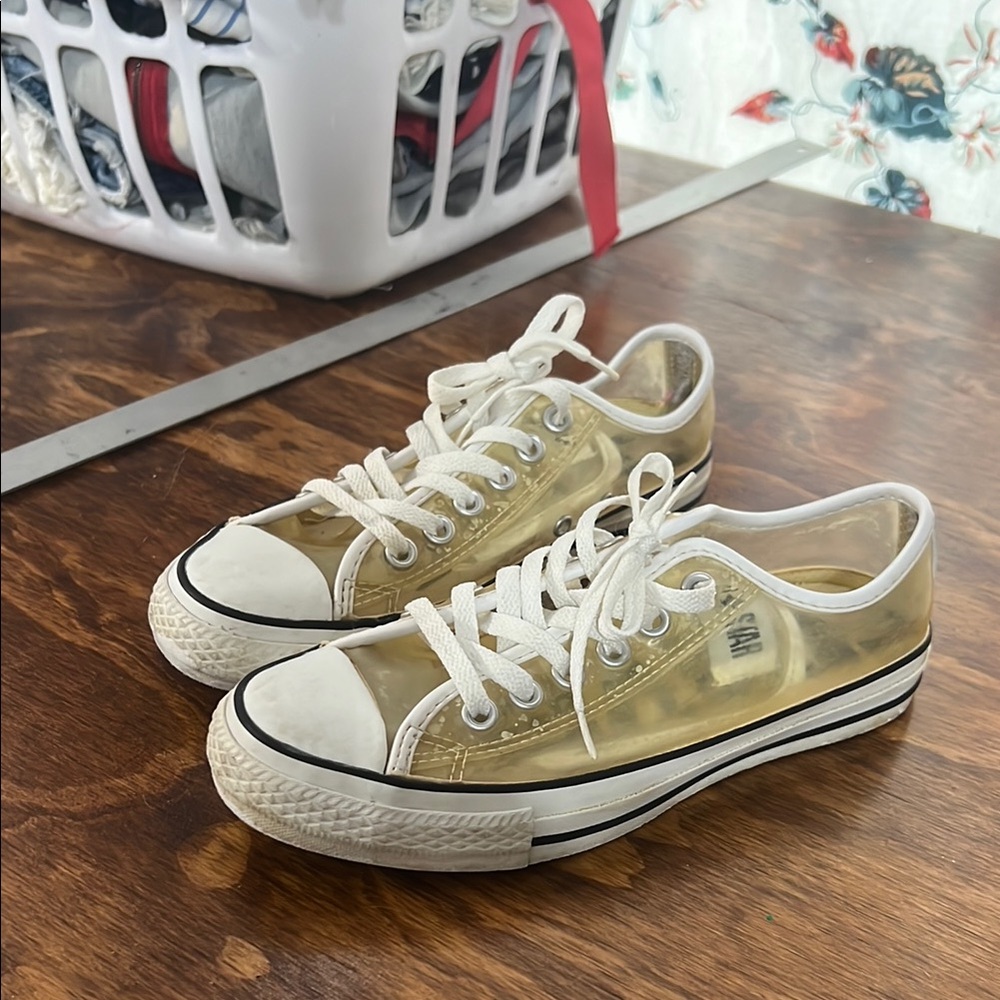 Women's Gold Sneakers - Picture 8 of 10